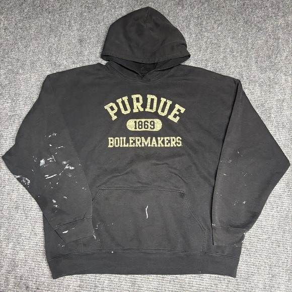 Carhartt Other - Purdue Boilermakers 1869 Graphic Hoodie Sweatshirt Mens 2XL Navy‎ Blue